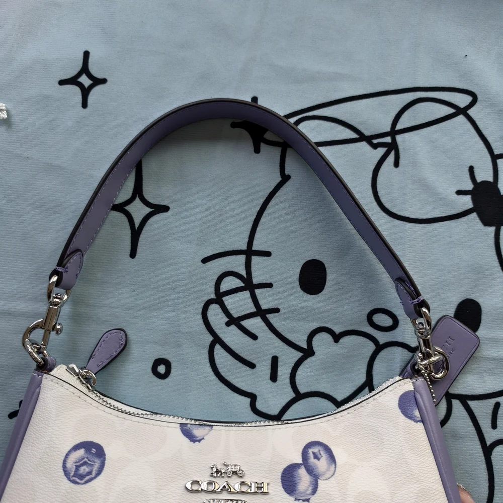Coach Blueberry Pattern Shoulder Bag - Picture 5 of 12